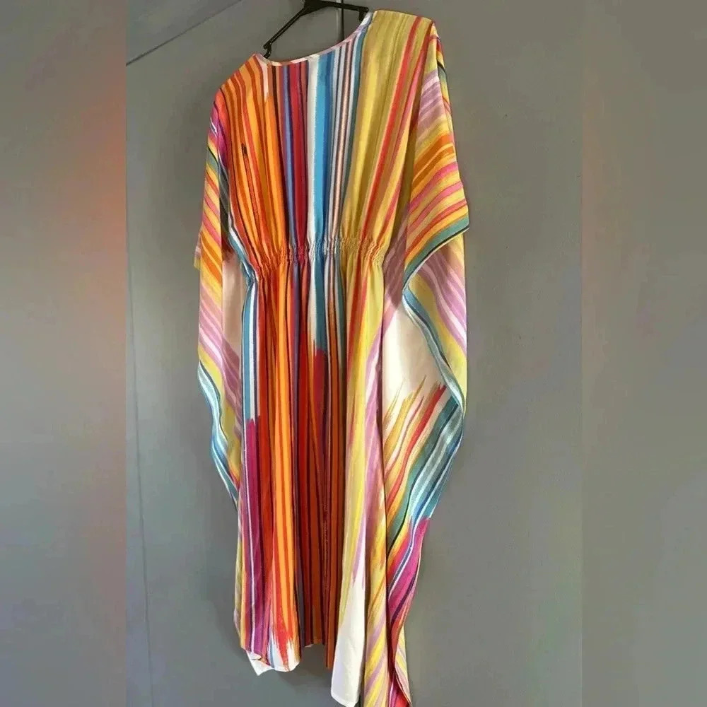 Natori - Colorful Flowy Dress (size small) - Picture 8 of 8